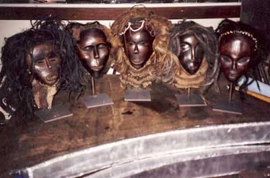 Stands for African Masks 2